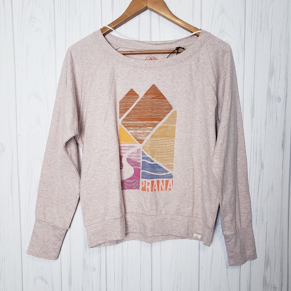 NWOT PRANA Graphic Long Sleeve Tee